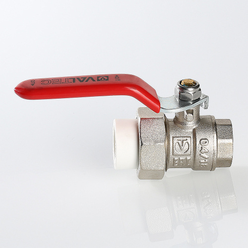 Кран латунный под PPR 20х1/2 вн. р. (с полусгоном) VALTEC полипропиленовый VTp.742.0.02004