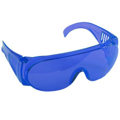 Очки защитные открытого типа STAYER STANDARD ,голубые.