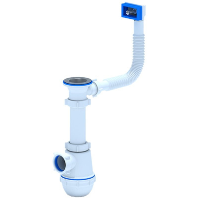 Сифон АНИ "Грот" 11/2"*40 с переливом для мойки A0140S