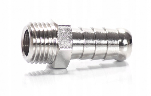 Штуцер шланговый нр/ш  AISI 316, 1" х 32 мм,  из нержавеющей стали