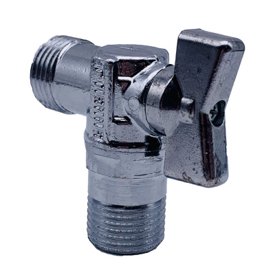 Кран шаровый угловой  1/2" х 1/2" наружная - наружная резьба  TIEMME 2950018 / 2950N0404