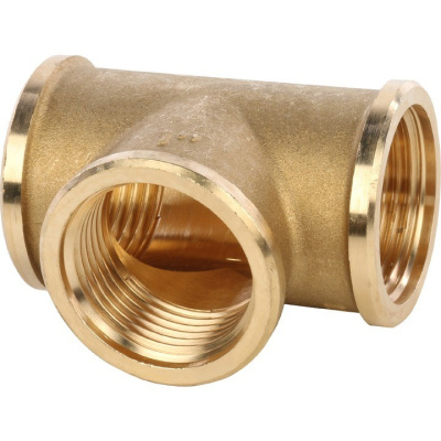 Фитинг  STOUT Тройник 1  SFT-0019-000001 внутренняя резьба латунь 