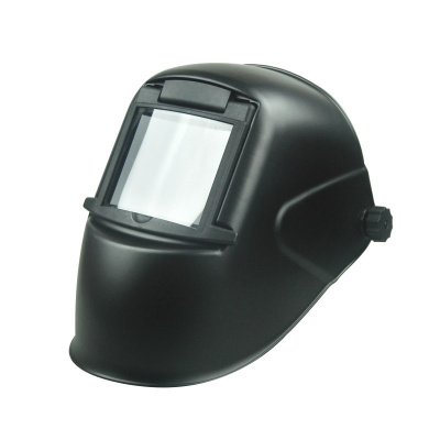 Маска для сварки ГЛАДИАТОР черная с откидным стеклом С5 FoxWeld