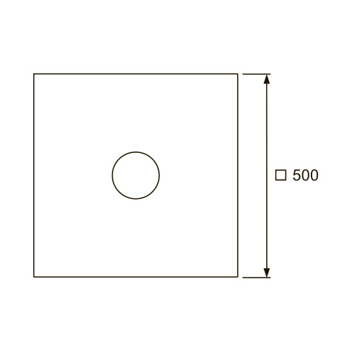 Гидроизоляционная пленка EPDM, обрезаемая по месту, для зажимных фланцевых соединений TECEdrainpoint