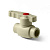 Шаровой кран полнопроходной Ultra Серый DN 32 PRO AQUA ПП-Р PA40012G  ГОСТ: 52134-2003.