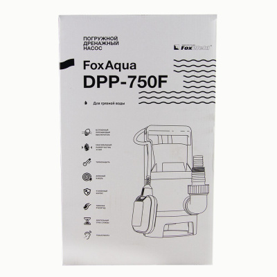 Дренажный насос FoxAqua DPP-750F FOXWELD