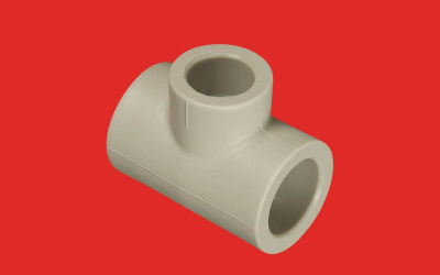 Тройник полипропиленовый DN 40 x 25 x 40               FV-Plast Чехия (серый)           212040025