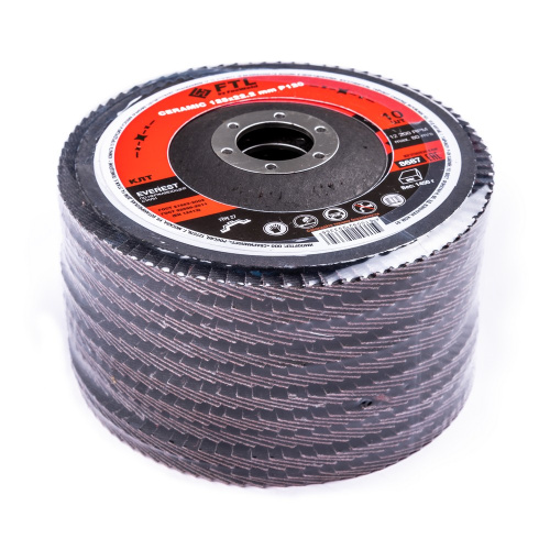 Круг лепестковый для шлифования по нержавеющей стали FTL Everest 27 125 х 22,2 мм P120