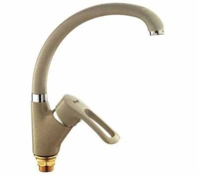 F 4166-9 Смеситель для кухни однорукий FRAP    БЕЖЕВЫЙ Высокий излив