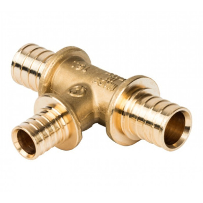 Тройник 20х16х16 аксиальный надвижной STOUT  для труб  PE-Xa/EVOH и  PE-Xc/Al/PE-Xc SFA-0014-201616