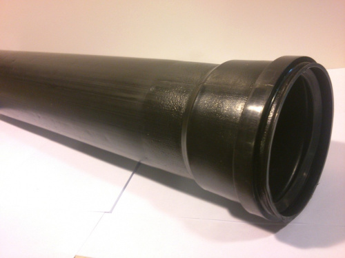 Труба канализационная черная Ø 108(ДУ100) х 250 мм