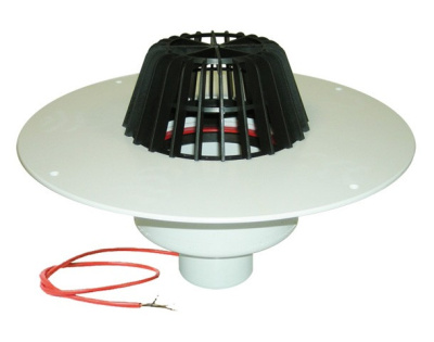 HL62.1Р/1 DN100 Кровельная воронка из ПВХ, с теплоизоляцией, С вертикальным выпуском