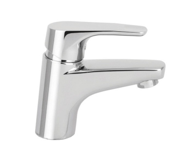 101 JUN EVO  Смеситель для умывальника c литым изливом c металич. донным клапаном 101 мм MOFEM    