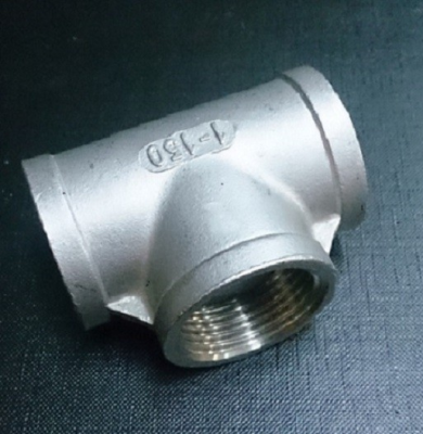 Тройник резьбовой Ду 8 (13,7 мм) AISI 316 из нержавеющей стали