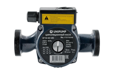 UNIPUMP  CP 32-60 циркуляционный насос (корпус-чугун) монтажная длина 180 мм