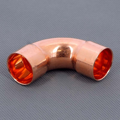 Отвод медь пайка двухраструбный  90  градусов Ø 12  