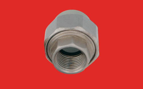 Американка 50 х1.1/2" внутренняя резьба                    полипропилен FV-Plast Чехия (серый)236050