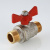 Кран шаровый BASE, рукоятка бабочка 1" нар.-нар.   VALTEC  VT.219.N.06