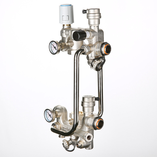 Насосно-смесительный узел с сервоприводом, без насоса, монтажная длина насоса 180 мм (M) VALTEC