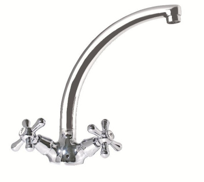 112 TREFF CER  Смеситель для мойки, излив 210 мм. с керамической кран-буксой MOFEM