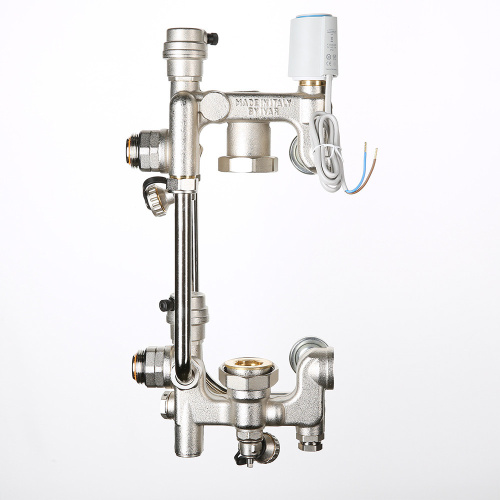 Насосно-смесительный узел с сервоприводом, без насоса, монтажная длина насоса 180 мм (M) VALTEC