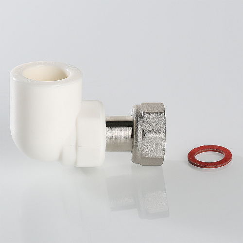Угольник PPR с накидной гайкой 20х1/2" VALTEC  полипропиленовый VTp.758.0.02004