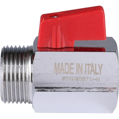 Кран шаровой  МИНИ  3/4" резьба внутренняя - наружная STOUT SVB-0022-000020