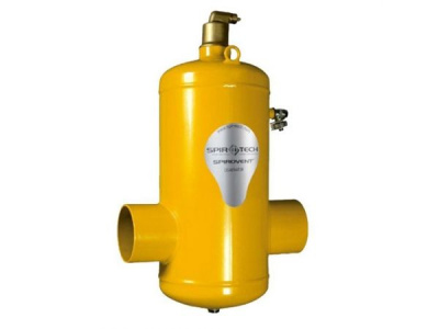 Сепаратор микропузырьков Spirovent Hi-flow*/сварка;OD-114,3; H1-785; h1-180; D-219; e-G1/2" L 370;