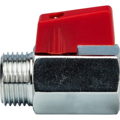 Кран шаровой  МИНИ  1/2" резьба внутренняя - наружная STOUT SVB-0022-000015
