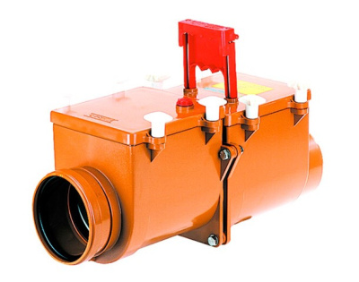 HL 710. 2 EPC DN 110 Магистральный двухкамерный канализационный затвор с электроприводом