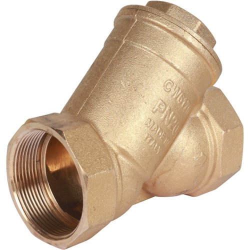 Грязевик (фильтр косой сетчатый муфтовый) 1 дюйм, резьба внутренняя 100°C SFW-0001-000025 STOUT 