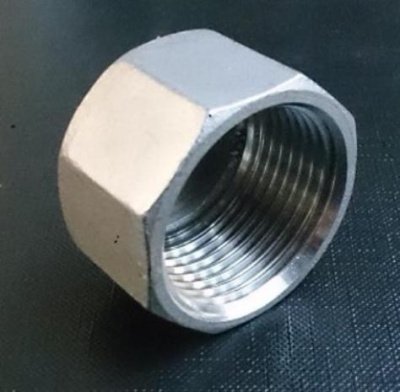 Заглушка ВР Ду 80 AISI 304 из нержавеющей стали