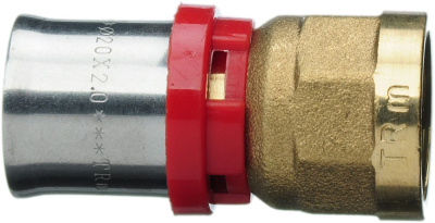 Пресс фитинг для металлопластиковой трубы Соединение  20 x 1/2" Внутренняя резьба TeRma (TRm)