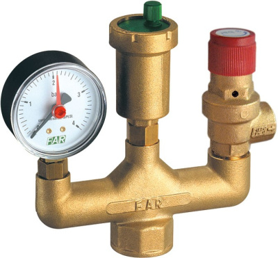 Группа Безопасности 1" Бойлера 8 бар  FAR