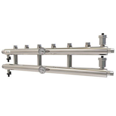 Распределительный коллектор 85 кВт 4 контура 1,1/4х1 GK 32-3.1 AISI 304 ПроксиТерм