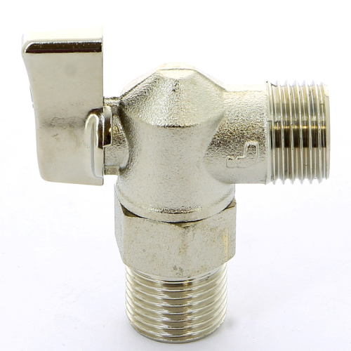 391 Кран шаровый НН  1/2"x1/2" угловой для подкючения приборов бабочка ITAP   