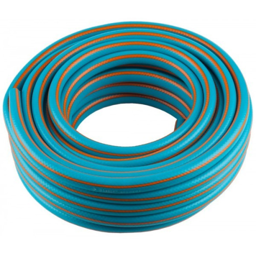 Шланг поливочный ЗУБР,4-х слойный , 1/2 , 15 метров бухта , 30 атм , синий.