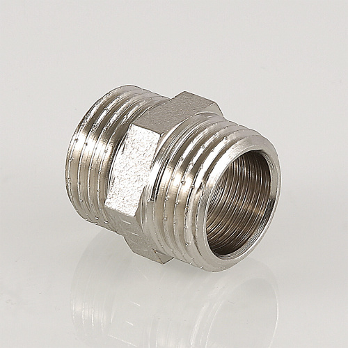 Ниппель 2" нар.-нар. латунный никелированный фитинг                            VALTEC VTr.582.N.0009