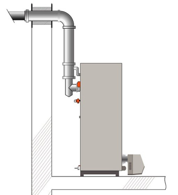 Коаксиальный дымоотвод для  DELTA PRO ACV