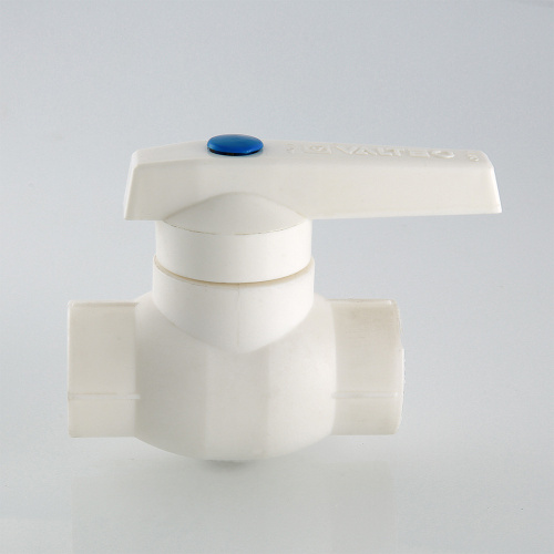 Кран PPR шаровый DN 32 мм VALTEC с латунной обоймой, полипропиленовый  VTp.744.0.032