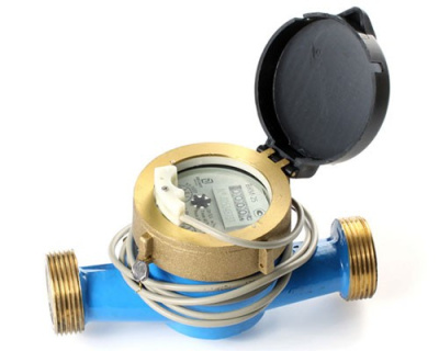 Счетчик воды ВКМ-32ДГ Импульсный ХВС L=160 мм МОКРОХОДНЫЙ одноструйный со сгонами крыльчатый IP68