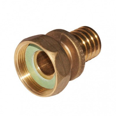 Соединитель с накидной гайкой RAUTITAN 32 х 1.1/4"  Внутренняя резьба RX  REHAU Бронза