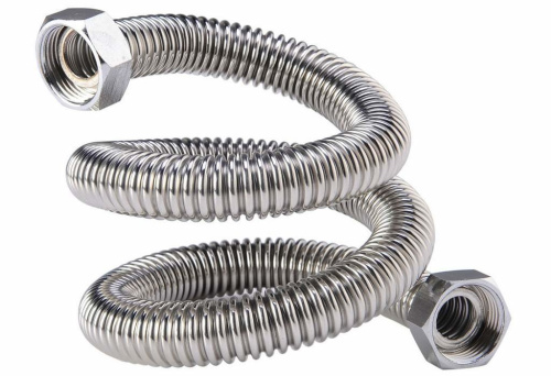 Гибкая подводка из нержавеющей стали   L=6300 мм 3/4"  Резьба внутренняя-внутренняя 