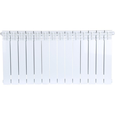 Биметаллический  секционный радиатор STOUT Space 14 секции нижнее подкл 3/4 500/90 SRB-0320-050014