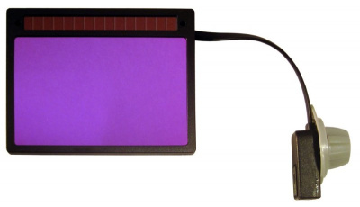 Светофильтр хамелеон 9100V ,внешняя регул. 110х90 мм, окно 100х67 мм, солнечные батареи, FOXWELD