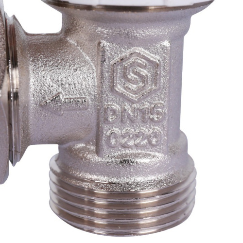 Клапан термостатический угловой (подключение ЕК) 1/2" х 3/4."ЕК SVT-0002-100015 STOUT 