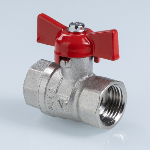 Кран шаровый ГОСТ Р 59553-2021, Бабочка рукоятка 3/4" вн.-вн. VALTEC  VT.122.N.05