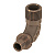 TECEflex Угол 20 х 1/2" Наружная резьба, бронза 707802