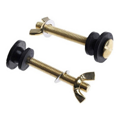 Болт креп. бачка к унитазу М8 с гайкой "барашек" (компл. 2 шт.) TRm 06059