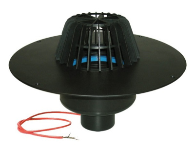 Кровельная Воронка HL62.1F/2 DN 125   вертикальная с листвоуловителем; для FPO- мембран.